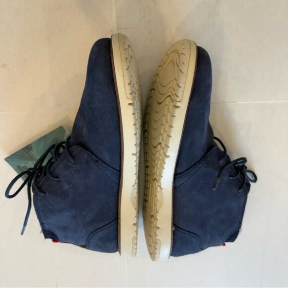 Toms Men's Boot Navi Chukka Navy Tumbled Nubuck Leather Size 9.5 Ortholite NWT - Picture 5 of 12